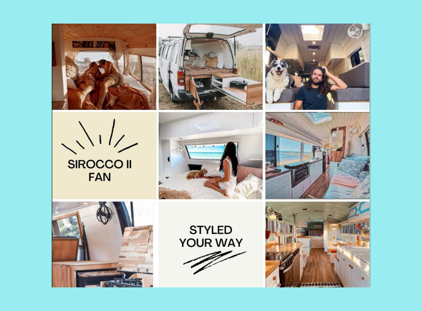 How to Style the Sirocco II Fan in Your RV 