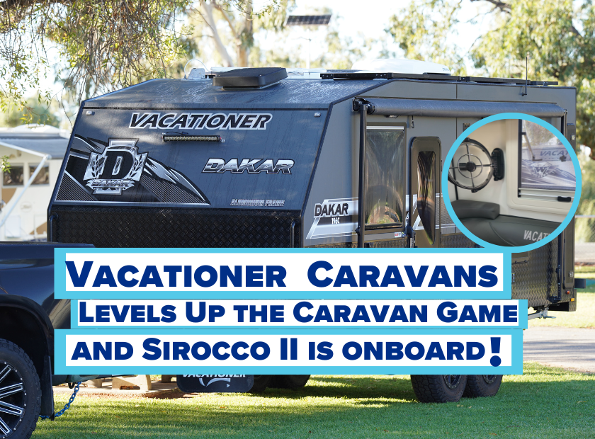Vacationer Caravans with Sirocco II Fans